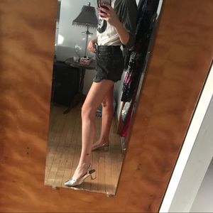 Urban Renewal vintage Levi black cut offs